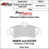 Pad Set, Promatrix, D1317